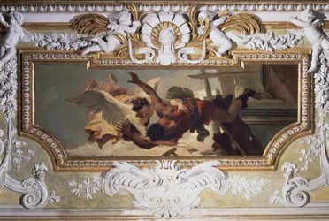 An Angel Saving a Falling Craftsman from Collapsing Scaffolding, from the 